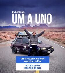 Exposição “Um a Uno” chega à Cuiabá e celebra história do brasileiro que foi aos EUA dirigindo um Fiat Uno