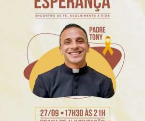Padre Tony conduz momento de fé e acolhimento no Pantanal Shopping
