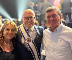 Prefeito de Campo Novo do Parecis reforça alinhamento com agenda de desenvolvimento durante posse do novo governador